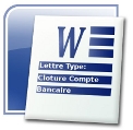 Lettre type pour clotrer un compte bancaire