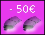 Economisez 50  lors du remplacement des plaquettes de frein