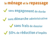 Menage ou repassage tout en se ménageant